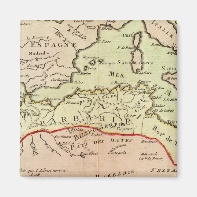 Nordafrika 2 magnet (Vorne)