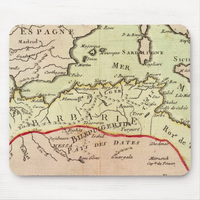 Nordafrika 2 mousepad (Vorne)