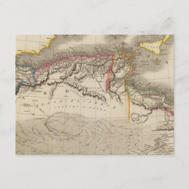 Nordafrika 2 postkarte (Vorderseite)