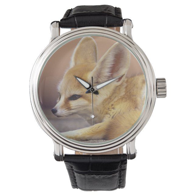 Nordafrika. Fennec Fennecus zerda) Armbanduhr (Vorderseite)