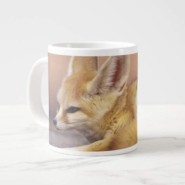 Nordafrika. Fennec Fennecus zerda) Jumbo-Tasse (Vorderseite Links)