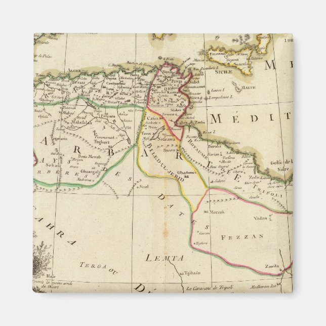 Nordafrika Magnet (Vorne)