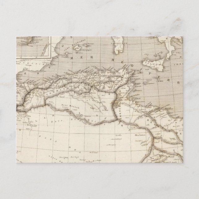 Nordafrika Postkarte (Vorderseite)