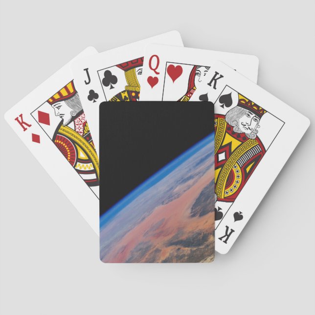 Nordafrika und die große libysche Wüste. Spielkarten (Rückseite)
