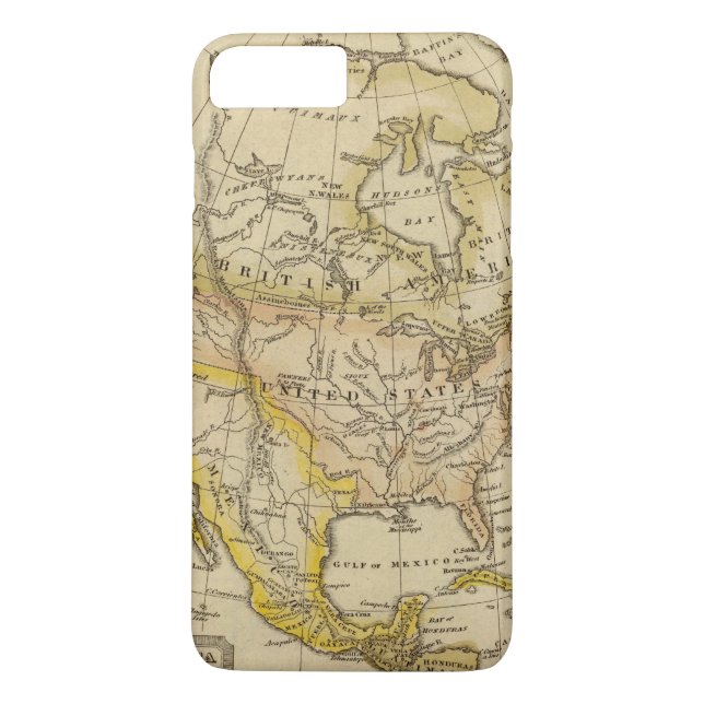 Nordamerika 10 2 Case-Mate iPhone hülle (Rückseite)