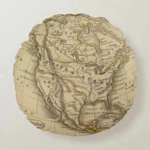 Nordamerika 10 rundes kissen