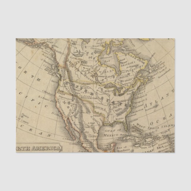 Nordamerika 10 seidenpapier (Vorderseite)