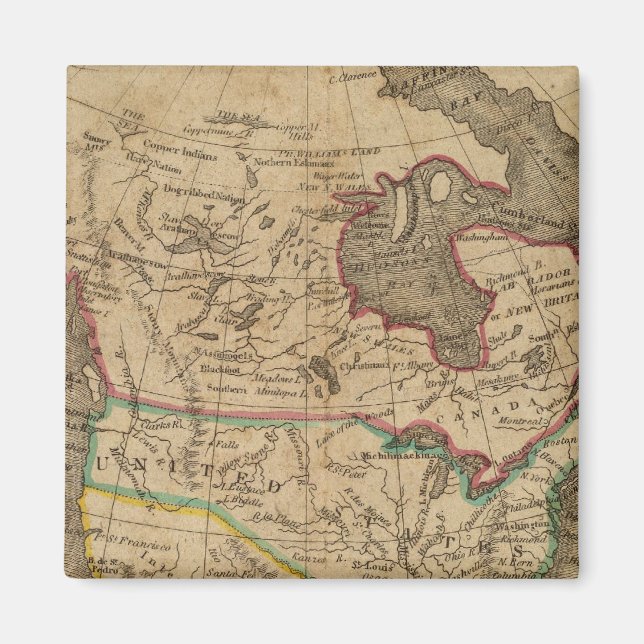 Nordamerika 14 magnet (Vorne)