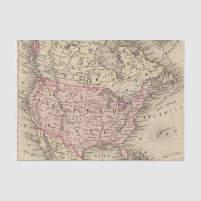 Nordamerika 19 seidenpapier (Vorderseite)