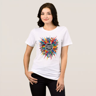 Nordamerika 2026 Internationales Fußballturnier Tri-Blend Shirt