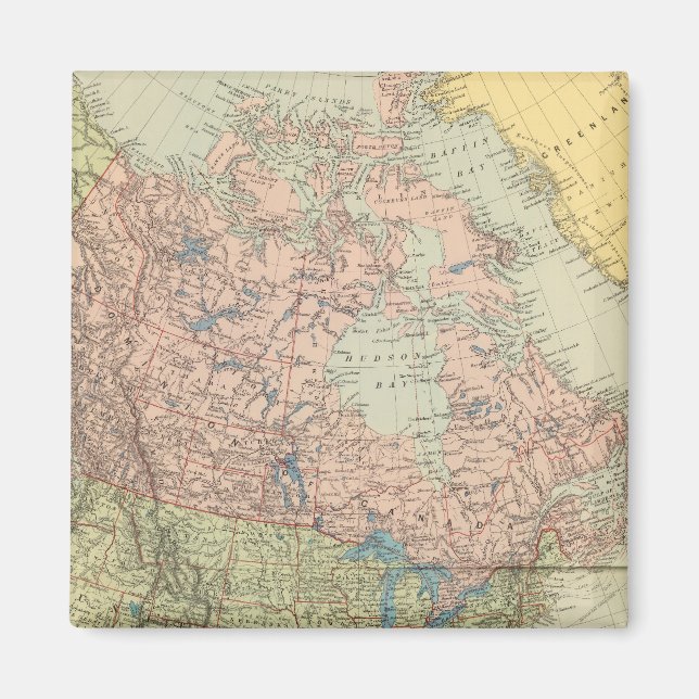 Nordamerika 25 magnet (Vorne)