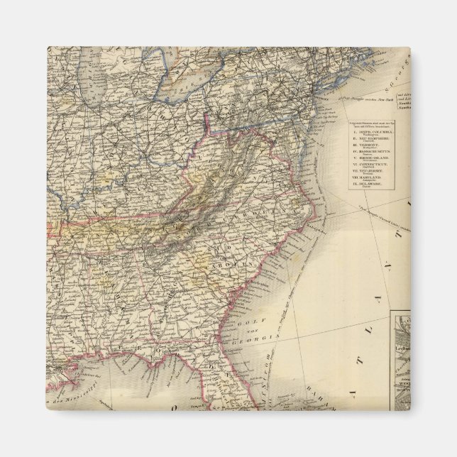 Nordamerika 26 magnet (Vorne)