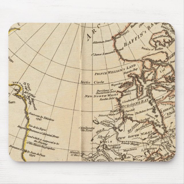 Nordamerika 27 mousepad (Vorne)