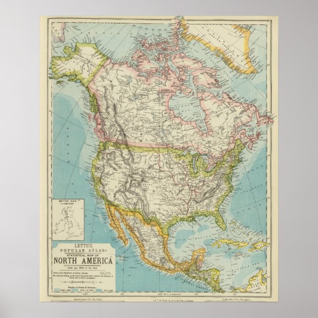 Nordamerika 35 poster (Vorne)