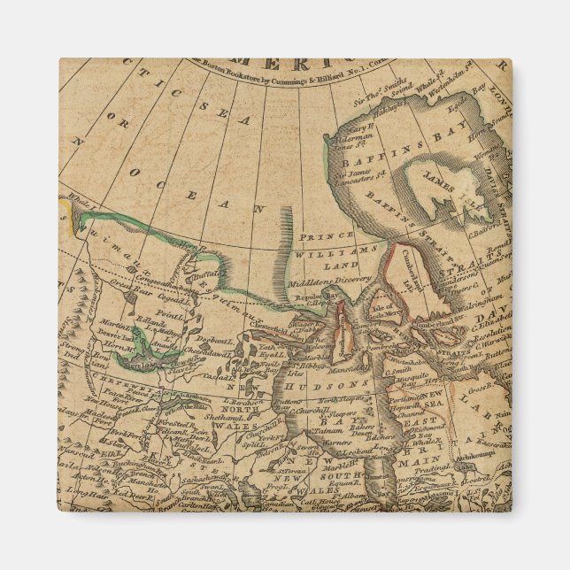 Nordamerika 3 magnet (Vorne)