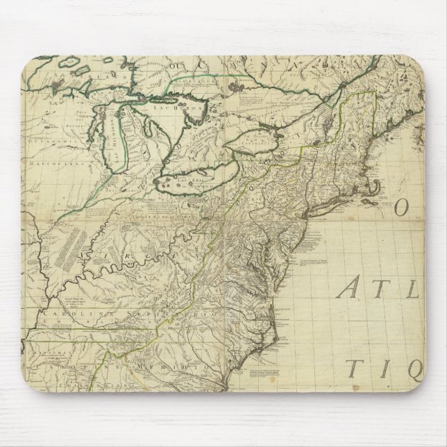 Nordamerika 3 mousepad (Vorne)
