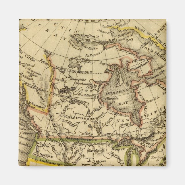 Nordamerika 40 magnet (Vorne)