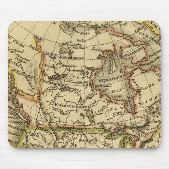 Nordamerika 40 mousepad (Vorne)