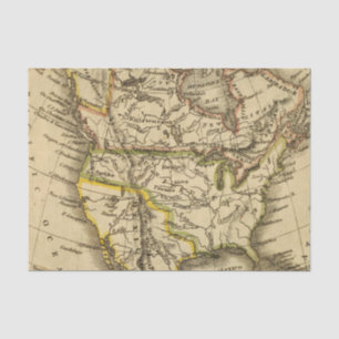 Nordamerika 40 seidenpapier