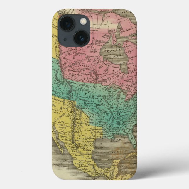 Nordamerika 5 Case-Mate iPhone hülle (Rückseite)