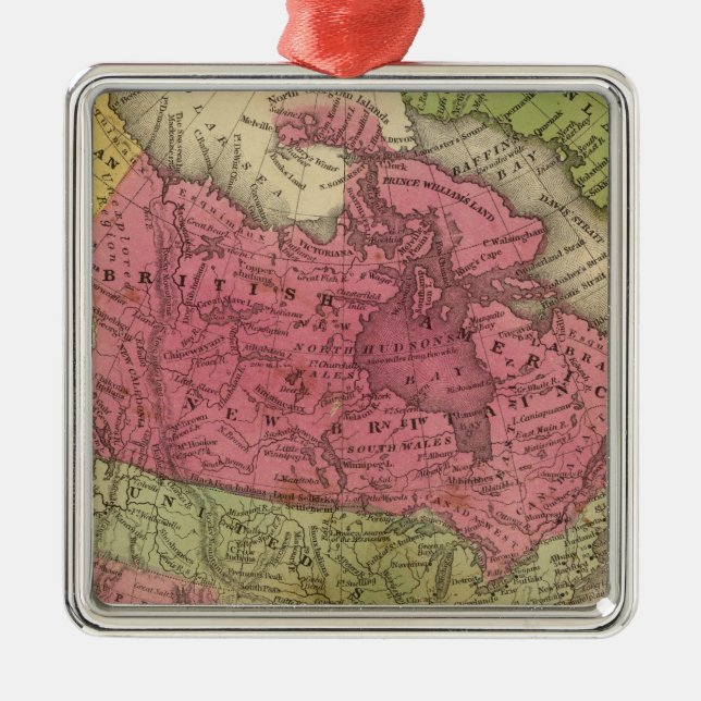 Nordamerika 6 ornament aus metall (Vorne)
