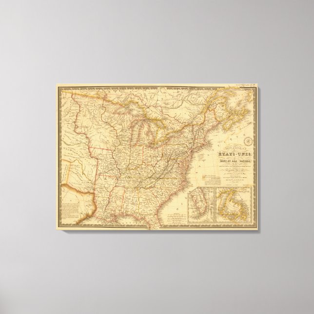 Nordamerika 7 leinwanddruck (Vorderseite)