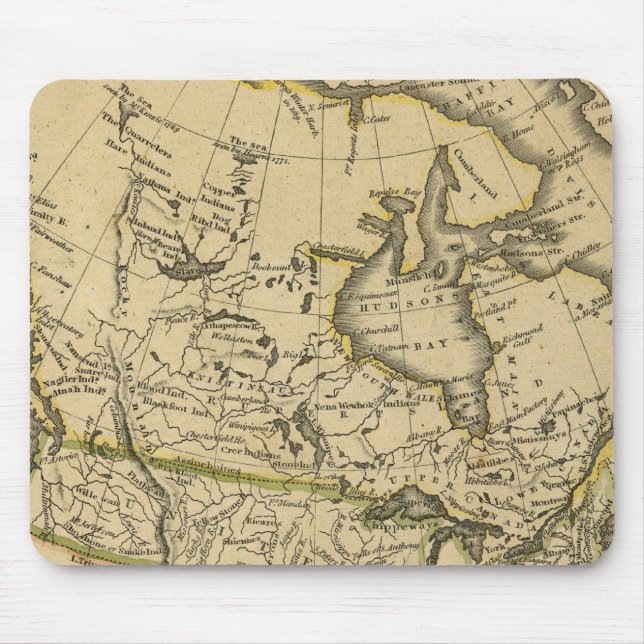 Nordamerika 7 mousepad (Vorne)