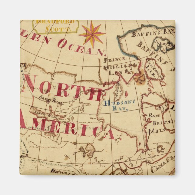 Nordamerika 8 magnet (Vorne)