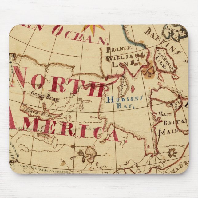 Nordamerika 8 mousepad (Vorne)