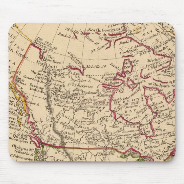 Nordamerika 9 mousepad (Vorne)