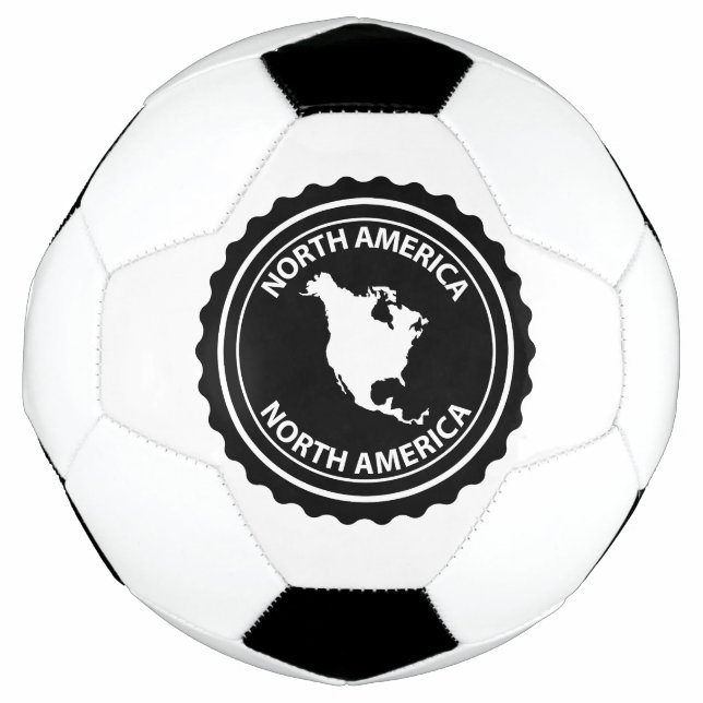 Nordamerika-Briefmarke Fußball (Vorderseite)