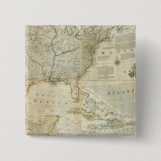 Nordamerika Button (Vorderseite)