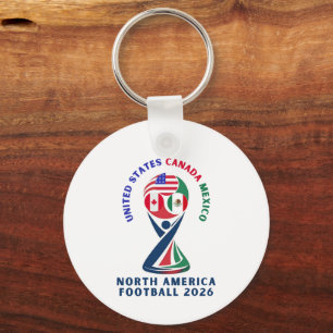 Nordamerika Fußball 2026 USA Kanada Mexiko Schlüsselanhänger