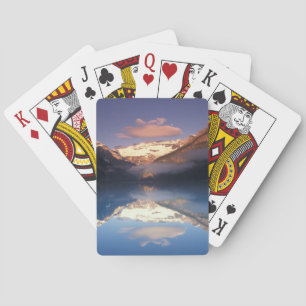 Nordamerika, Kanada, Lake Louise Morgen Spielkarten
