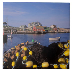 Nordamerika, Kanada, Nova Scotia, Peggy's Fliese