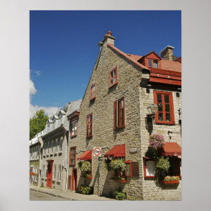 Nordamerika, Kanada, Quebec, Altstadt von Quebec. Poster