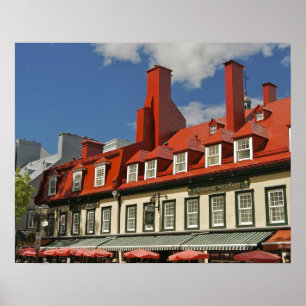 Nordamerika, Kanada, Quebec, Altstadt von Quebec. Poster