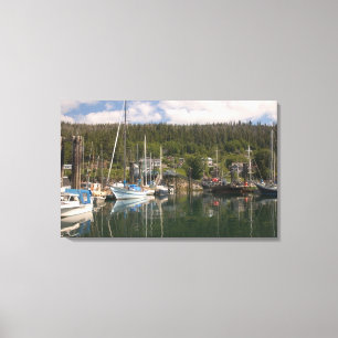 Nordamerika, Kanada, Queen Charlotte Islands, 4 Leinwanddruck