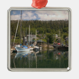 Nordamerika, Kanada, Queen Charlotte Islands, 4 Ornament Aus Metall
