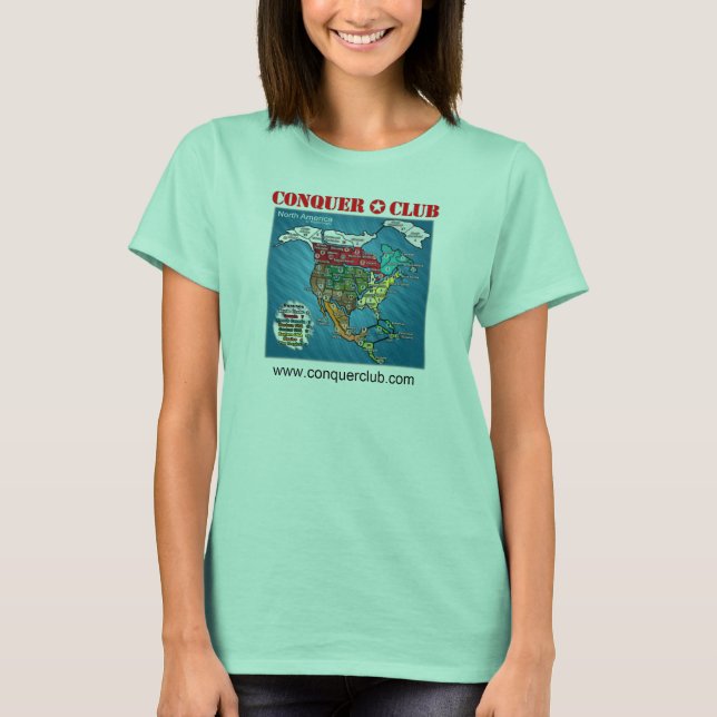 Nordamerika-Karte T-Shirt (Vorderseite)