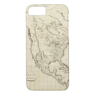 Nordamerika-Konturkarte Case-Mate iPhone Hülle