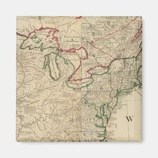 Nordamerika Magnet (Vorne)