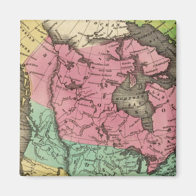Nordamerika Magnet (Vorne)