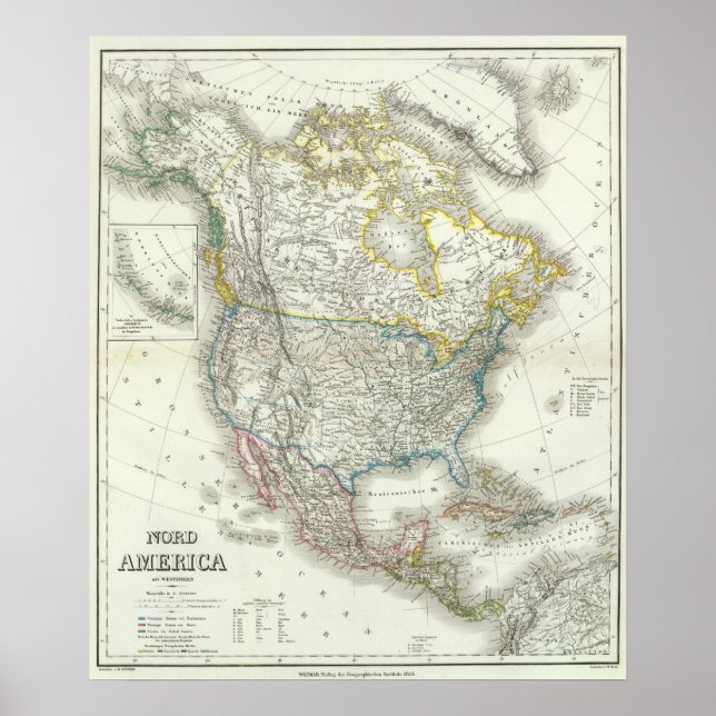 Nordamerika - Nordamerika Poster (Vorne)