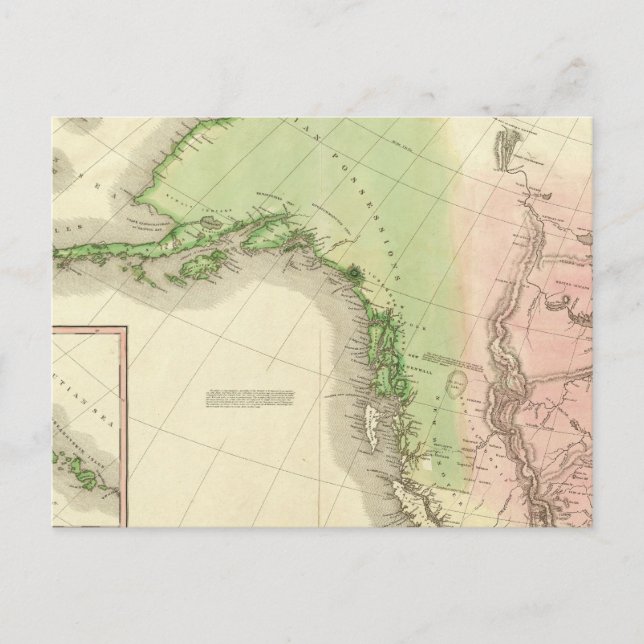Nordamerika Nordwesten Postkarte (Vorderseite)