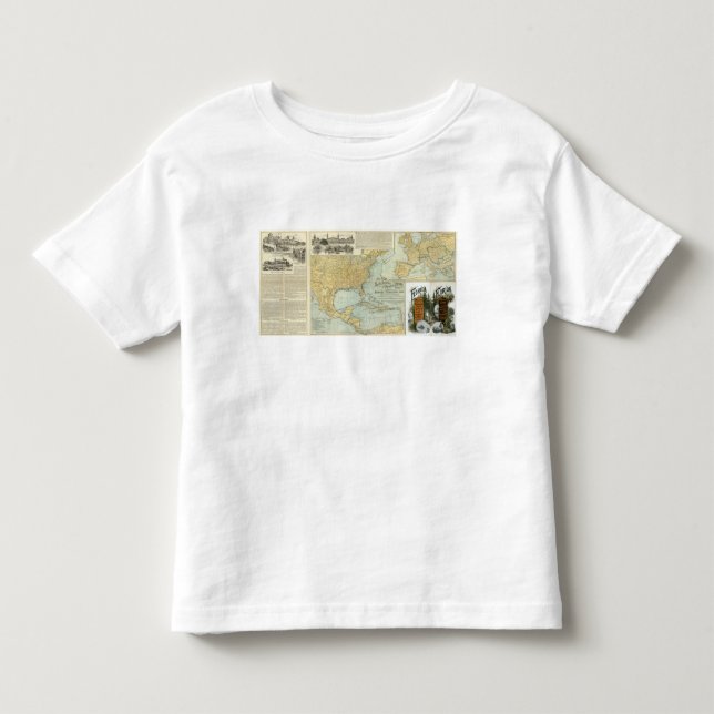 Nordamerika, Passagierlinien W Europa Kleinkind T-shirt (Vorderseite)