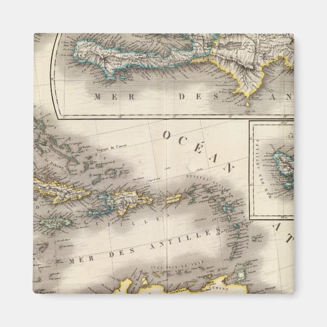 Nordamerika Südosten Magnet (Vorne)