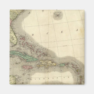 Nordamerika Südosten Magnet