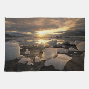 Nordamerika, USA, Alaska, Eisbucht, Eisszene, Handtuch