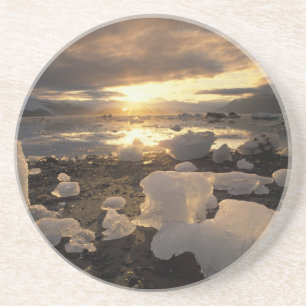 Nordamerika, USA, Alaska, Eisbucht, Icescape, Getränkeuntersetzer